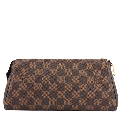 louis vuitton eva damier ebene canvas cross body bag